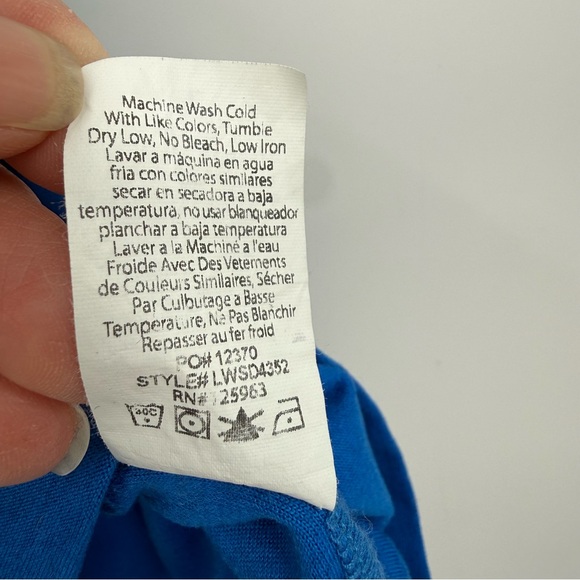 Beyond Yoga Featherweight Rebalance Tank in Marine Blue Heather Size L - Picture 5 of 8